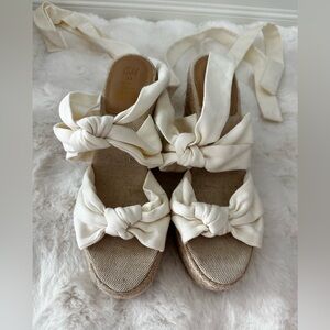 H&M Beige Espadrille Sandals
